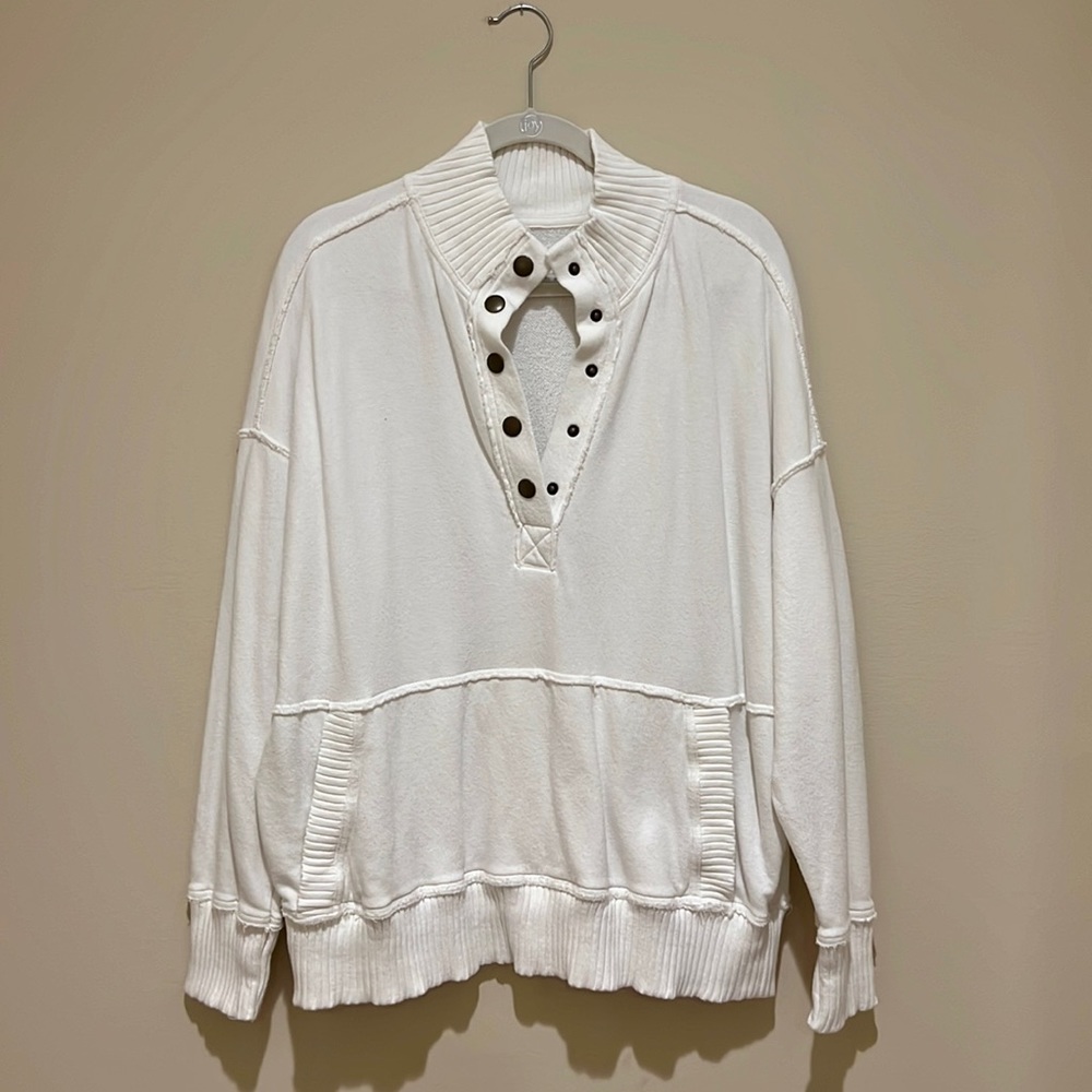 Aerie white sweater - size large